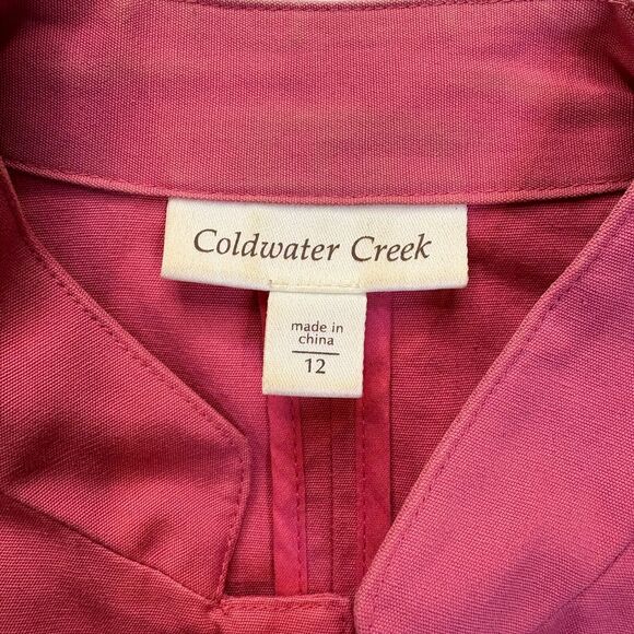 Coldwater Creek 3/4 sleeve 5 button blazer/2 pockets, Size 12 Workwear/classic - Picture 3 of 3